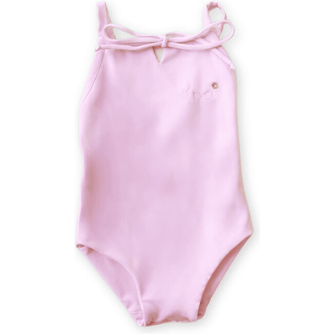 Aurelia Adjustable Strap One-Piece Swimsuit, Blush Petal