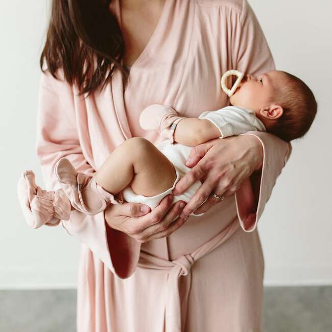 Stay On Baby Mitts & Boots Set, Rose - Mixed Accessories Set - 2