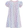 Sofia Bloom Print Swing Dress, Blue - Dresses - 1 - thumbnail