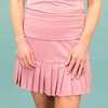 Women's Serena Pleated Stretch Skort, Pink - Skirts - 5