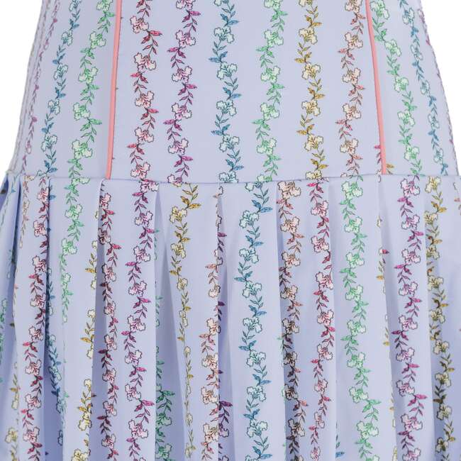 Women's Iga Bloom Print Skirt Dress, Blue - Dresses - 6