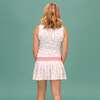 Women's Serena Racket Print Tennis Dress, White - Dresses - 7