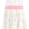 Serena Racket Print Sleeveless Dress, White - Dresses - 5