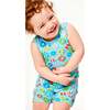 Tank Top Shorts Romper, Pool Floats - Pajamas - 4