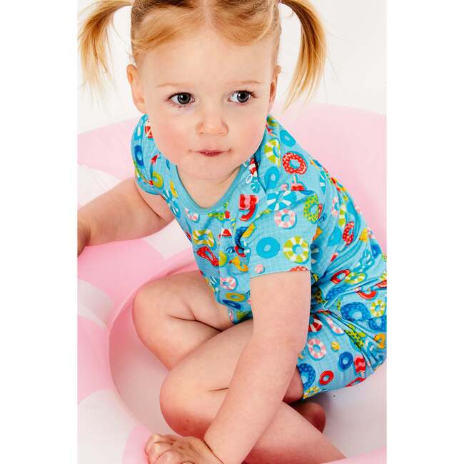 Shorts Pajama Set, Pool Floats - Pajamas - 5