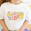 Preschool Retro Short Sleeve T-Shirt, White - T-Shirts - 3