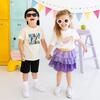 Preschool Retro Short Sleeve T-Shirt, White - T-Shirts - 4