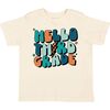 Hello Third Grade Short Sleeve T-Shirt, Natural - T-Shirts - 1 - thumbnail