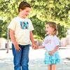 Preschool Retro Short Sleeve T-Shirt, White - T-Shirts - 5