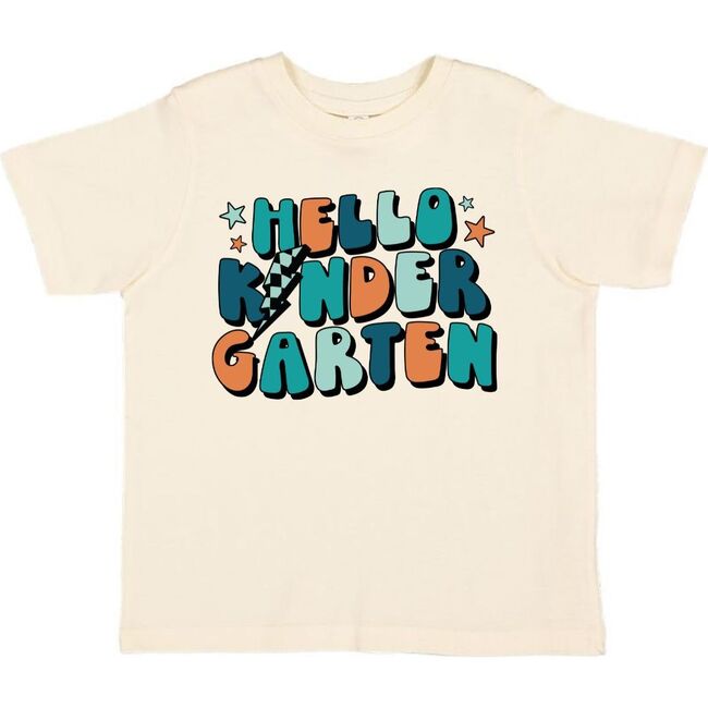 Hello Kindergarten Short Sleeve T-Shirt, Natural