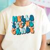 Hello Second Grade Short Sleeve T-Shirt, Natural - T-Shirts - 3