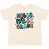 Hello First Grade Short Sleeve T-Shirt, Natural - T-Shirts - 1 - thumbnail