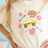 Back To School Doodle Short Sleeve T-Shirt, Natural - T-Shirts - 3