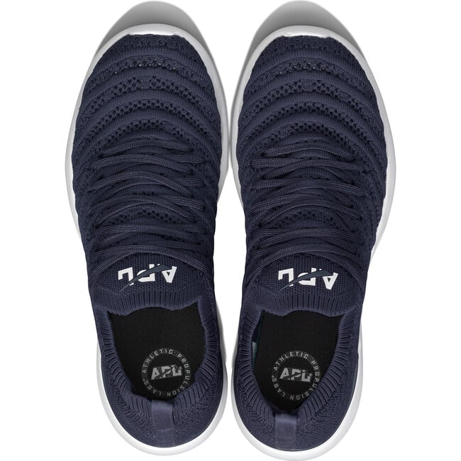 Women's Techloom Wave Sneakers, Navy & White - Sneakers - 5