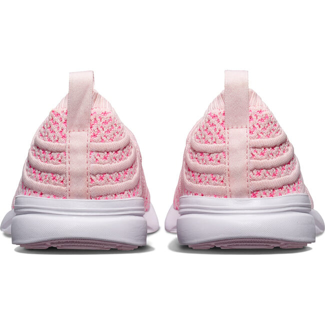 Youth Techloom Wave Sneakers, Bleached Pink, Fusion Pink & White - Sneakers - 3