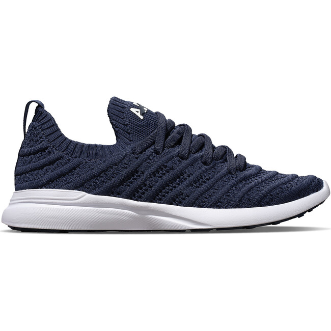 Youth Techloom Wave Sneakers, Navy & White