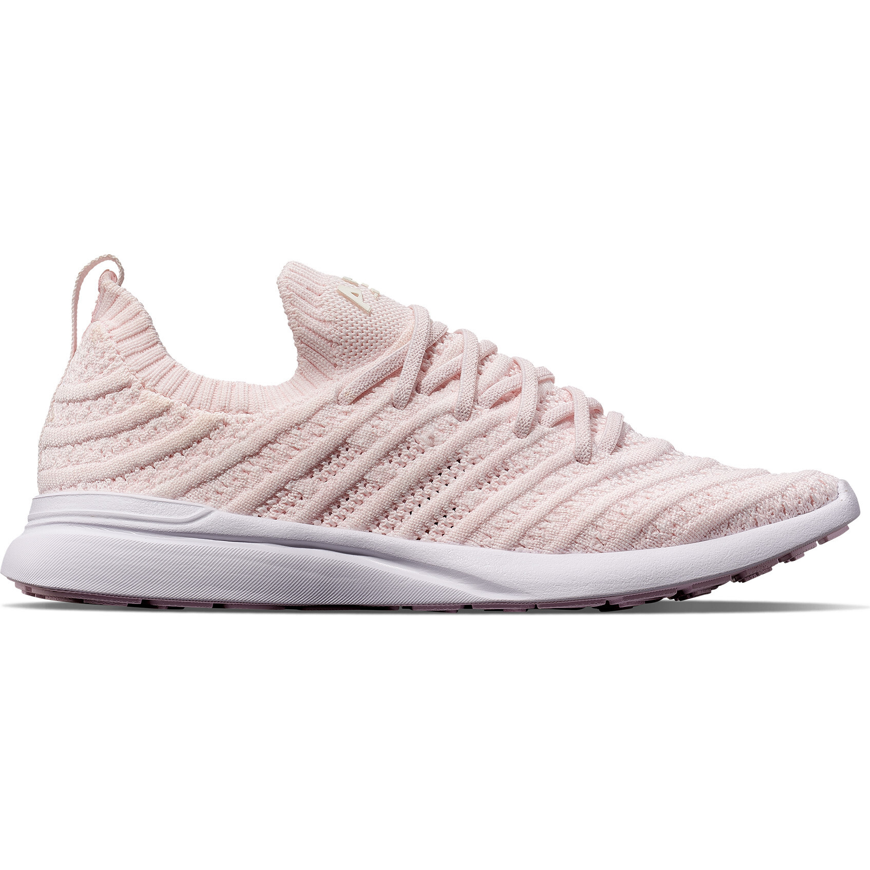 Youth Techloom Wave Sneakers, Bleached Pink, Ivory & Melange - Sneakers - 1