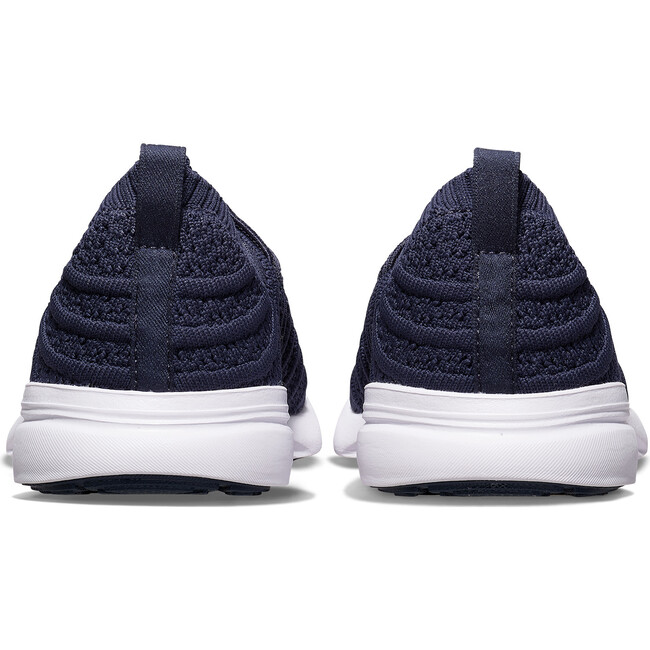 Youth Techloom Wave Sneakers, Navy & White - Sneakers - 3