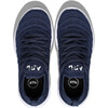 Youth Techloom Wave Sneakers, Navy & White - Sneakers - 5