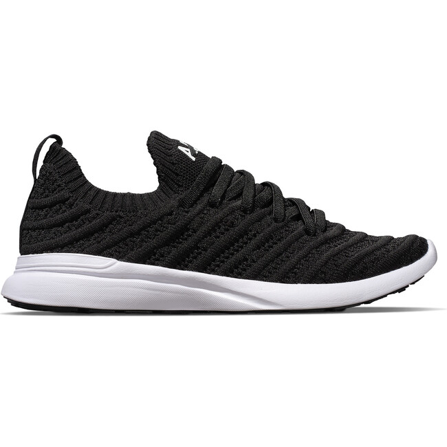 Youth Techloom Wave Sneakers, Black & White