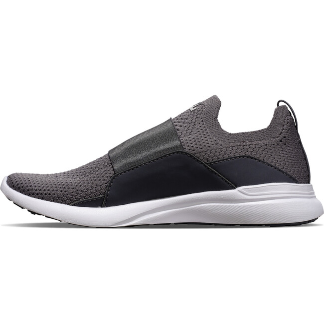Youth Techloom Bliss Sneakers, Iron & White - Sneakers - 2