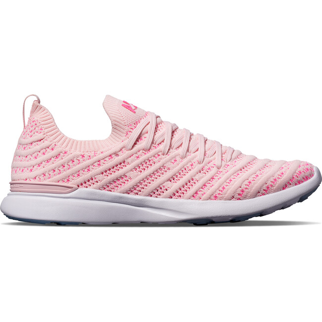 Women's Techloom Wave Sneakers, Bleached Pink, Fusion Pink & White