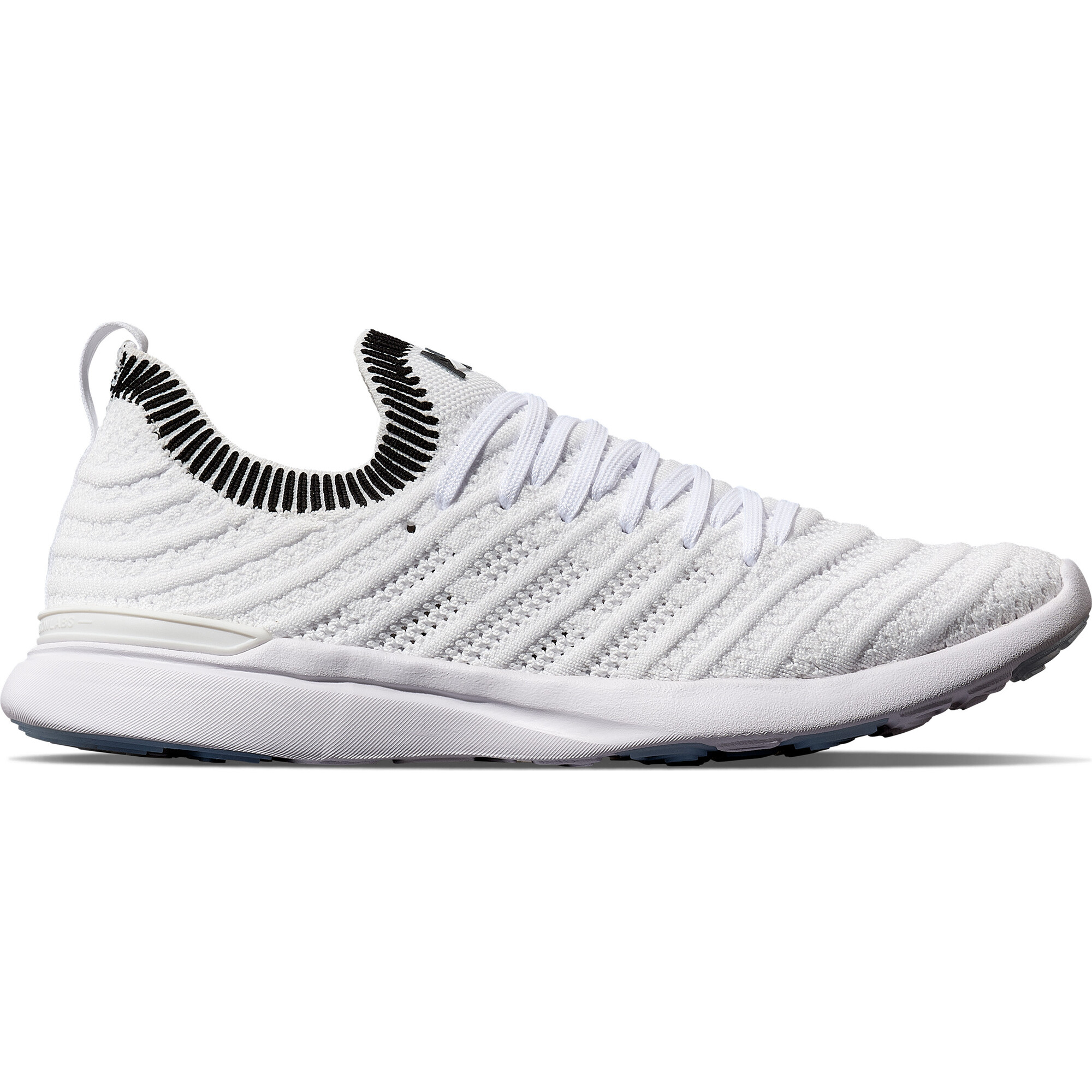 Women's Techloom Wave Sneakers, White, Black & Ribbed - Sneakers - 1