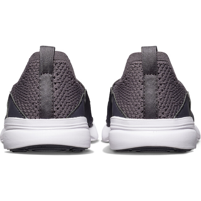 Youth Techloom Bliss Sneakers, Iron & White - Sneakers - 3