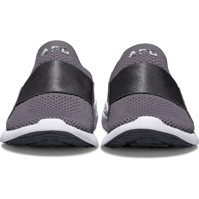 Youth Techloom Bliss Sneakers, Iron & White - Sneakers - 4