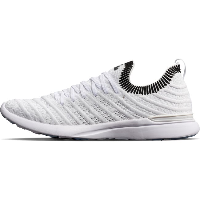 Women's Techloom Wave Sneakers, White, Black & Ribbed - Sneakers - 2