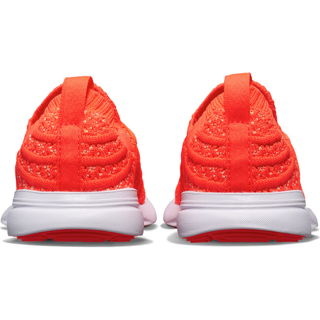 Kids Techloom Wave Sneakers, Impulse Red, Faded Peach & White - Sneakers - 3