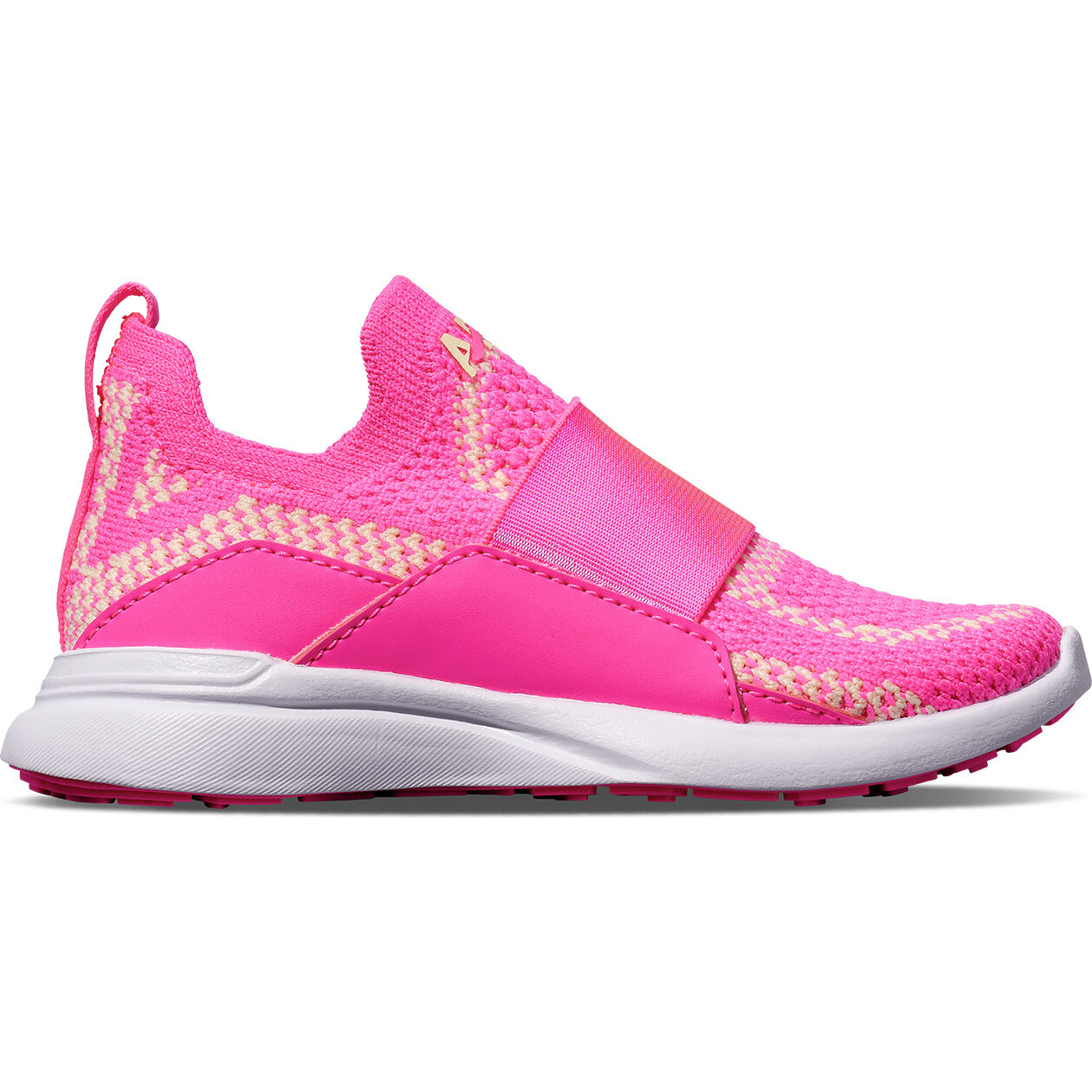 Kids Techloom Bliss Sneakers, Fusion Pink, Vanilla & White - Sneakers - 1