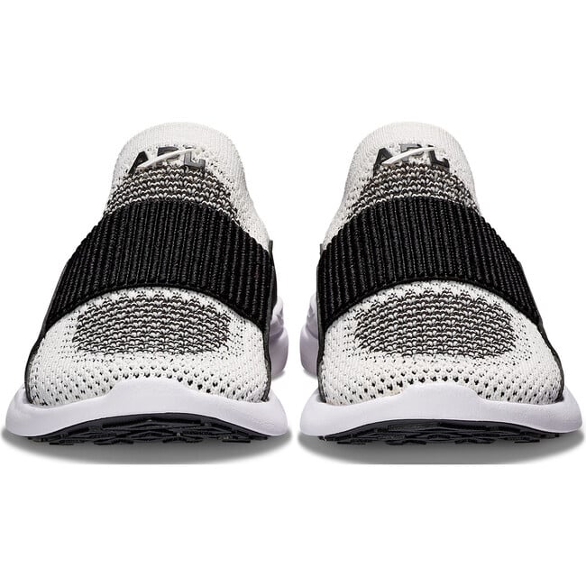 Kids Techloom Bliss Sneakers, White & Ribbed Black - Sneakers - 4