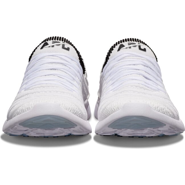 Women's Techloom Wave Sneakers, White, Black & Ribbed - Sneakers - 4