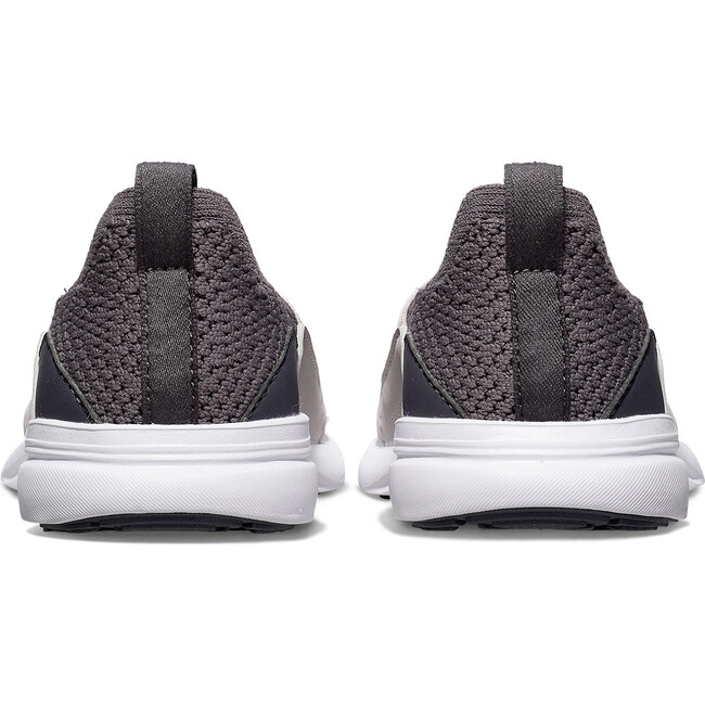 Kids Techloom Bliss Sneakers, Iron, Harbor Grey & White - Sneakers - 3