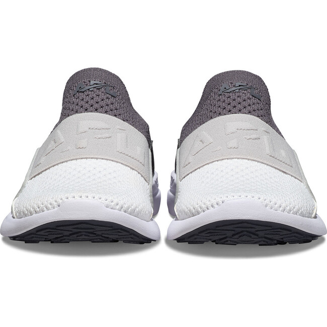 Kids Techloom Bliss Sneakers, Iron, Harbor Grey & White - Sneakers - 4