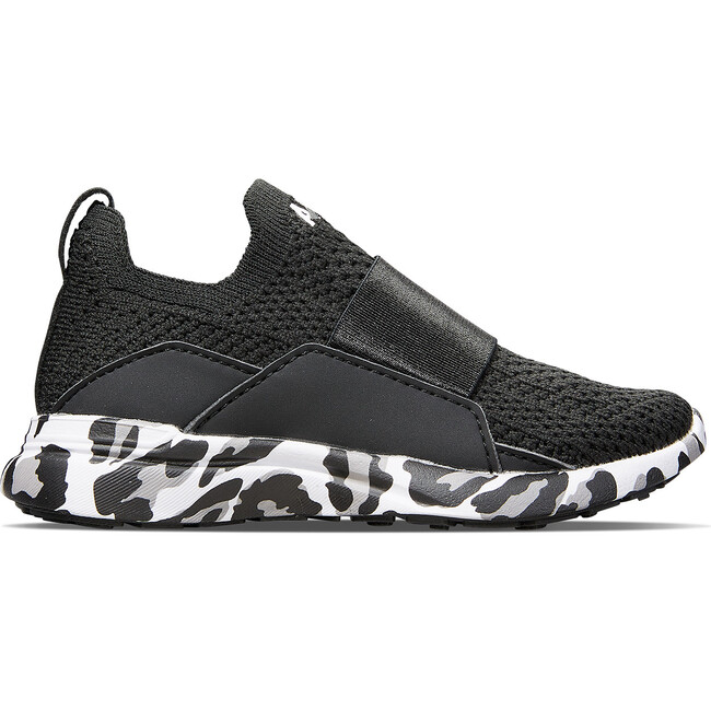 Kids Techloom Bliss Sneakers, Black, White & Leopard