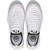 Women's Techloom Wave Sneakers, White, Black & Ribbed - Sneakers - 5