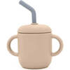Leo Sippy Cup 6 Oz, Oat Slate - Sippy Cups - 1 - thumbnail