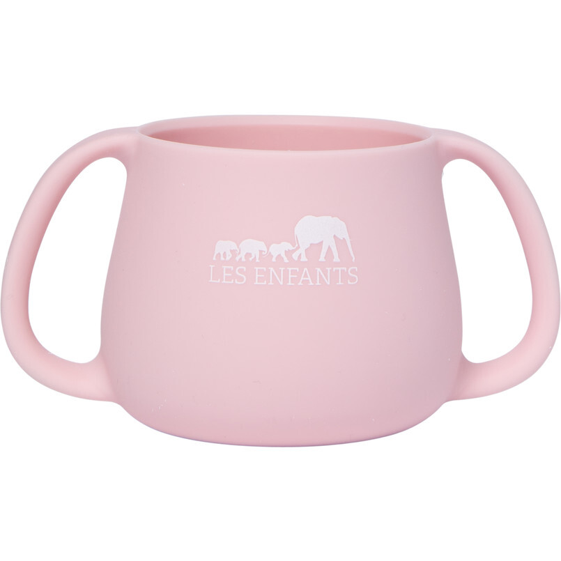 Silicone 200 ml Baby Drinking Cup, Pink - Sippy Cups - 1