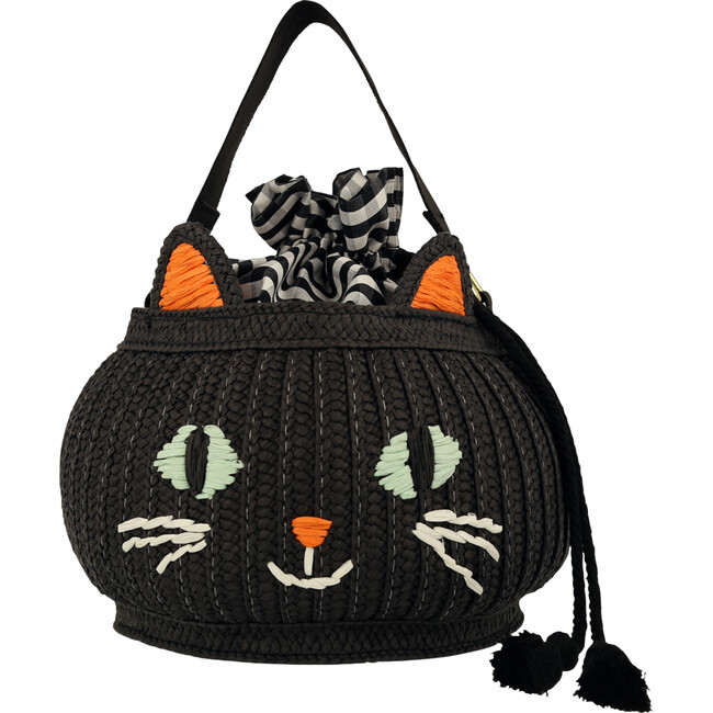 Trick Or Treat Cat Basket Bag