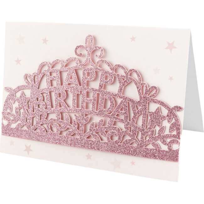 Wearable Pink Tiara Birthday Card