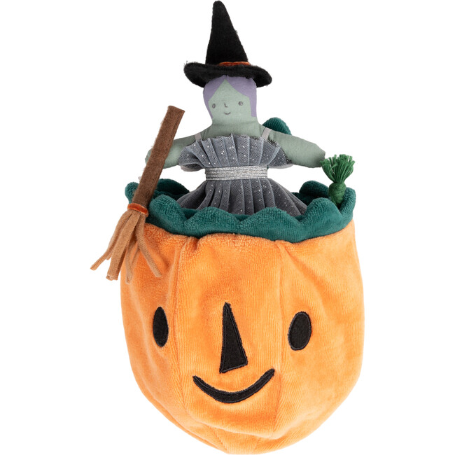 Pumpkin Witch Mini Doll