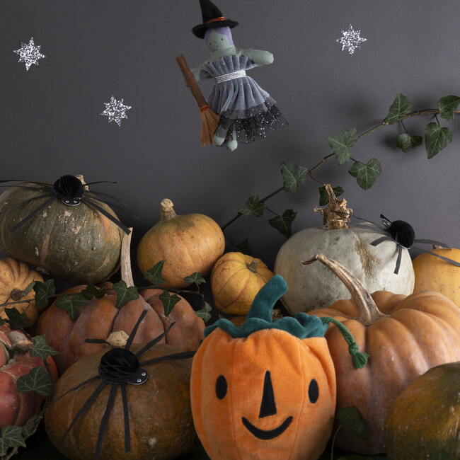 Pumpkin Witch Mini Doll - Soft Dolls - 2