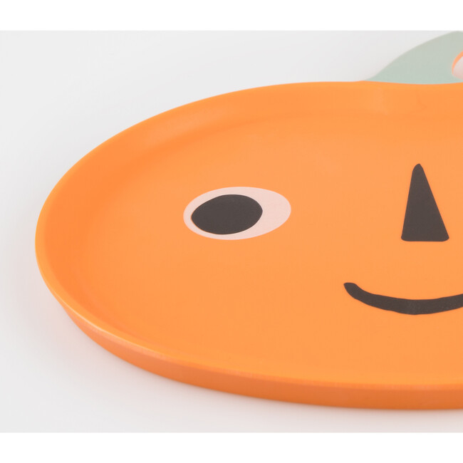 Melamine Jack O' Lantern Plate - Party - 3