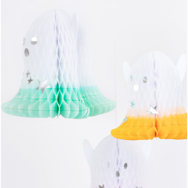 Ombré Ghost Hanging Decorations - Decorations - 3