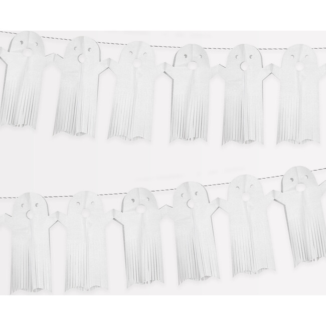 Large Tissue Paper Ghost Garland - Decorations - 3