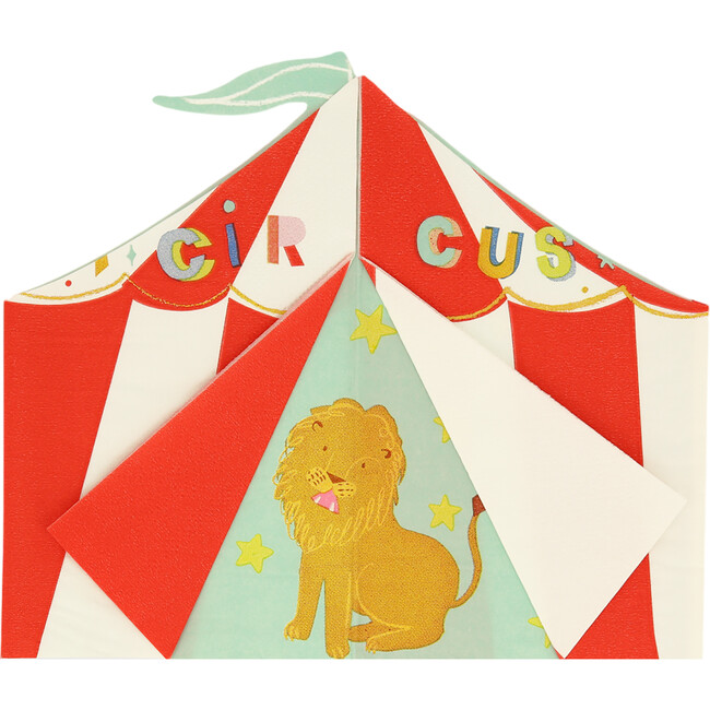 Circus Shaped Big Top Napkins