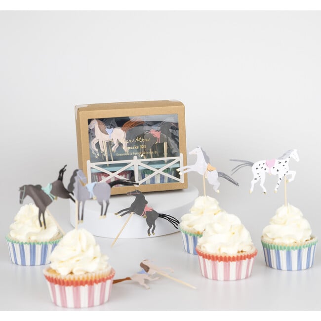 Horse Cupcake Kit - Party Accessories - 6