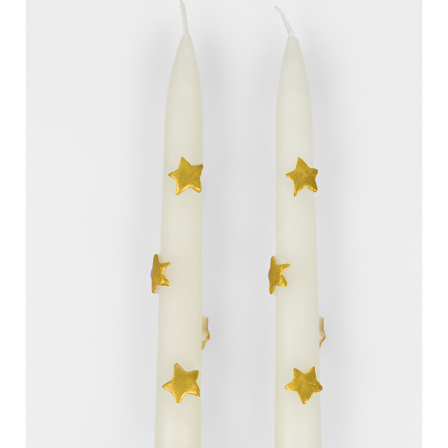 Gold Star Taper Candles - Candles - 4